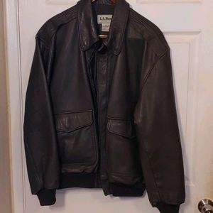 L.L Bean vintage leather jackets